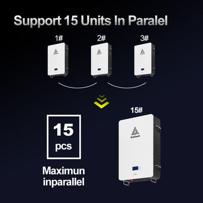 Hybrid Grid Powerwall Lifepo4 Home Baterai 48V 200ah 10Kwh 51.2v 300ah Lithium Ion Baterai Dengan WIFI