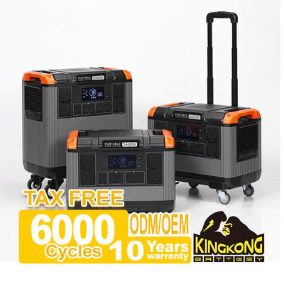 LiFePO4 Baterai Power Station Untuk Camping Luar 150W 300W 500W 1000W 2400W 3000W