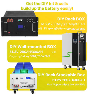 LiFePO4 280Ah 48V Rack Mounted Lithium Battery 14Kwh Untuk Solar Home Energy Storage System