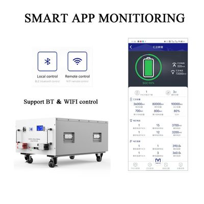 280Ah 51.2V LiFePO4 Baterai Litium Surya Untuk Sistem Energi Surya Rumah 15kwh OEM