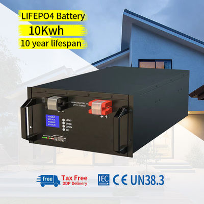 Siklus Kehidupan 6000 Kali 51.2V 300ah 100Ah Lifepo4 Lithium Ion Baterai Untuk Tenaga Surya