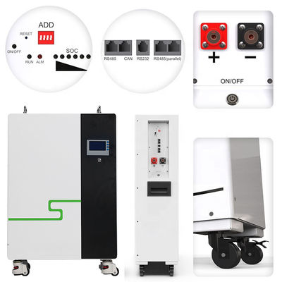20kw 10kw 5kwh Lifepo4 Solar Energy Storage Cabinet Dengan Inverter Dan BMS Lifepo4 Baterai