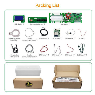 16S 48V Smart BMS Untuk Sistem Surya 100A 200A LiFePO4 Sistem Pengelolaan Baterai