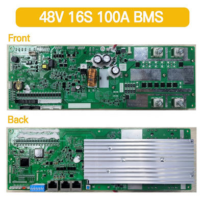16S 48V Smart BMS Untuk Sistem Surya 100A 200A LiFePO4 Sistem Pengelolaan Baterai