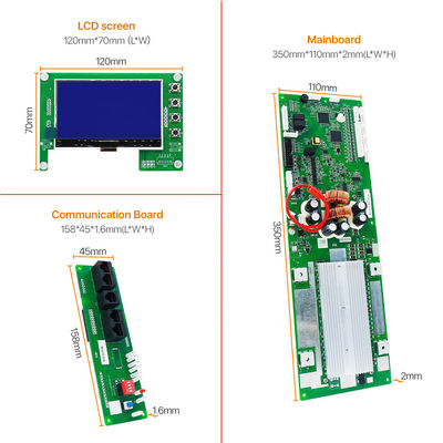 16S 48V Smart BMS Untuk Sistem Surya 100A 200A LiFePO4 Sistem Pengelolaan Baterai