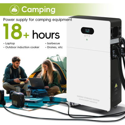 Bank pembangkit listrik All In One Inverter Hybrid Off Grid AC 5kw 10kw 15kw 20kw Solar Lithium LiFePO4 Energy Storage Battery System