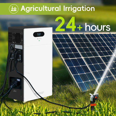 Bank pembangkit listrik All In One Inverter Hybrid Off Grid AC 5kw 10kw 15kw 20kw Solar Lithium LiFePO4 Energy Storage Battery System