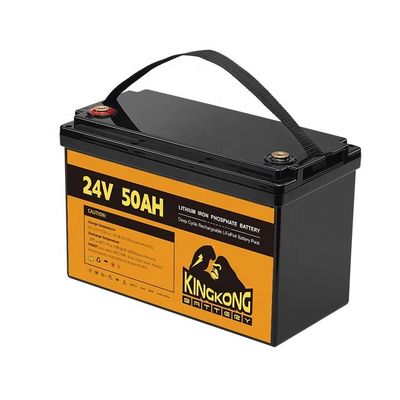 24V 50Ah 60Ah 100Ah 200Ah 230Ah 300Ah 400Ah 460Ah Iron Lithium LifePo4 Baterai Dengan BMS