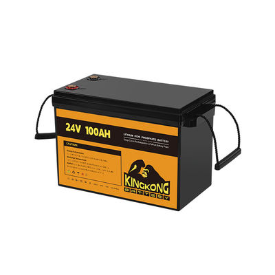 24V 50Ah 60Ah 100Ah 200Ah 230Ah 300Ah 400Ah 460Ah Iron Lithium LifePo4 Baterai Dengan BMS