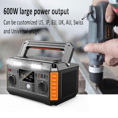 520WH Lithium Ion Battery Solar Panel Powered Portable Solutions dengan MPPT Controller