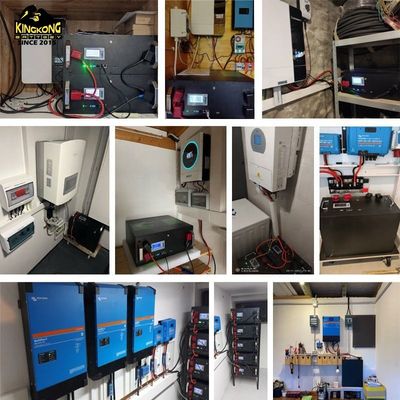 OEM 51.2V 15Kwh Solar Inverter LFP4 LiFePO4 Baterai Paket 48V 300Ah untuk Parallel Max 32 Parallel