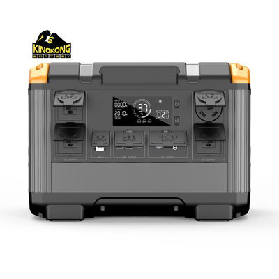 Stasiun listrik luar 2400w darurat dengan tipe baterai LiFePO4 dan waktu pengisian cepat