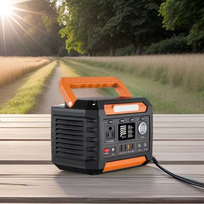 1x AC Pure Sine Wave Output Sumber Daya Surya dengan senter dan baterai lithium ion