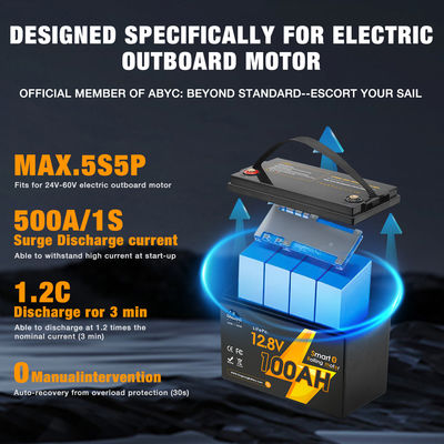 Dikustomisasi Baterai Lifepo4 Baterai 12V 24V 36V 48V 60V Volt Lithium Ion Baterai Pack Untuk Boat RV Camper Car