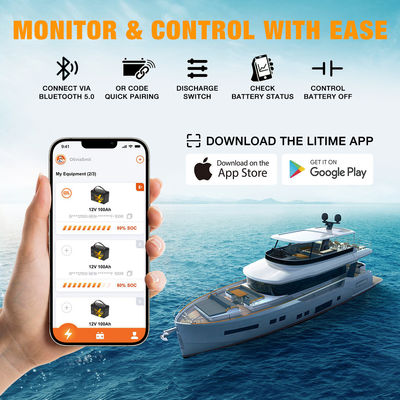 Dikustomisasi Baterai Lifepo4 Baterai 12V 24V 36V 48V 60V Volt Lithium Ion Baterai Pack Untuk Boat RV Camper Car