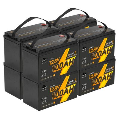 12V 12.8V 24V 48V Volt 100Ah 120Ah 200Ah 300Ah 400Ah Isi ulang Lifepo4 Deep Cycle Li Lithium Ion Battery Pack Disegel