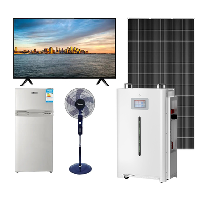 Sistem Pembangkit Listrik Tenaga Surya Off Grid 1000W 110V 220V Power Station Baterai Lifepo4 Sistem pembangkit listrik tenaga surya rumah