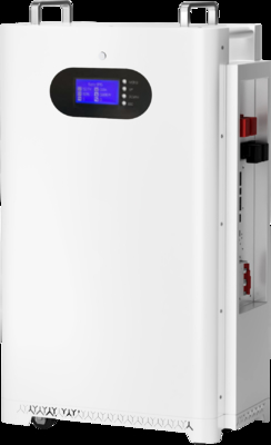 Sistem Penyimpanan Surya Baterai LiFePO4 yang Dipasang di Dinding 51.2V 300Ah, 15kWh, Garansi 10 Tahun, Pemantauan APP, 8000+ Siklus, CE/RoHS