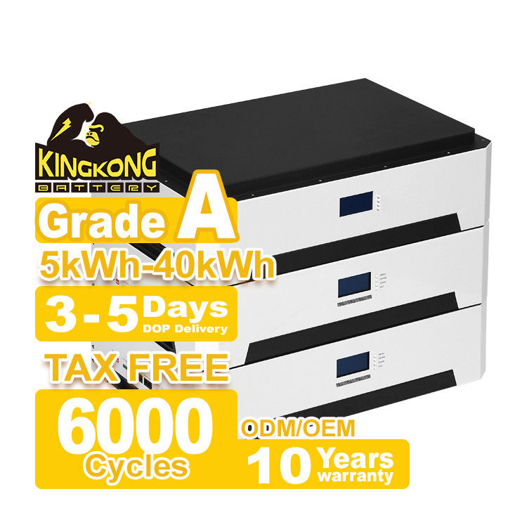Growatt 51.2v 10kwh 20kwh 30kwh 50kwh Lifepo4 Lithium Ion Rumah Sistem Surya