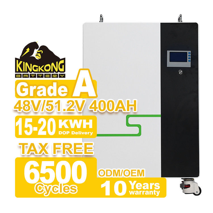 48V 51.2V LiFePO4 Baterai Paket 200Ah 300Ah 400Ah 15kWh 20kWh Untuk penyimpanan energi surya