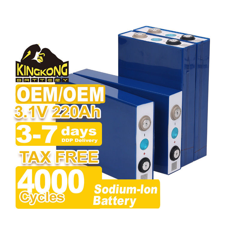 Na Sodium Ion Battery Cell 3.1v 220ah Untuk Sepeda Listrik -10C Suhu Operasi