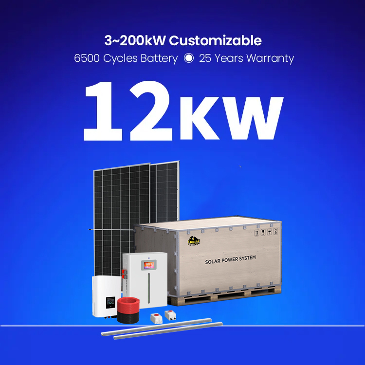 On-Grid Off-Grid Hybrid 5kw/10kw Sistem Tenaga Surya Rumah Solar Panel Kit Monocrystalline Silicon Polycrystalline Silicon Panel