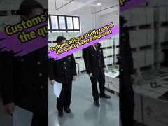 Petugas bea cukai ketat mengontrol kualitas sistem penyimpanan energi sebelum mengirim mereka ke Afr
