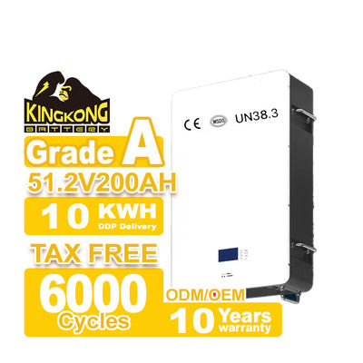 Hybrid Grid Powerwall Lifepo4 Home Baterai 48V 200ah 10Kwh 51.2v 300ah Lithium Ion Baterai Dengan WIFI