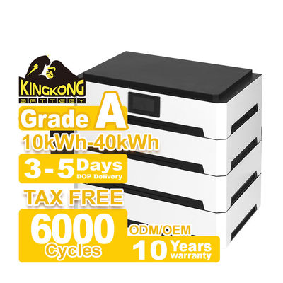Metal Case Lithium Ion 51.2V Sistem penyimpanan baterai energi surya komersial 10kwh