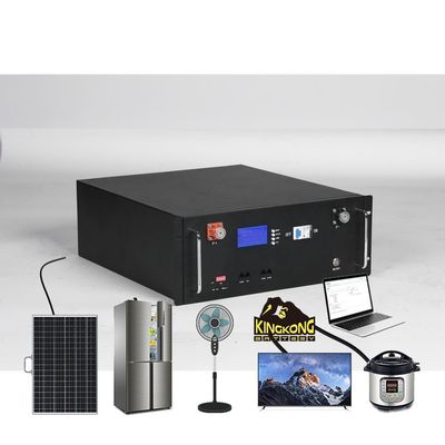 IP55 OEM 48V 100AH LiFePO4 Baterai Paket Untuk penyimpanan energi 10-20 KWh Rentang Daya Keluar