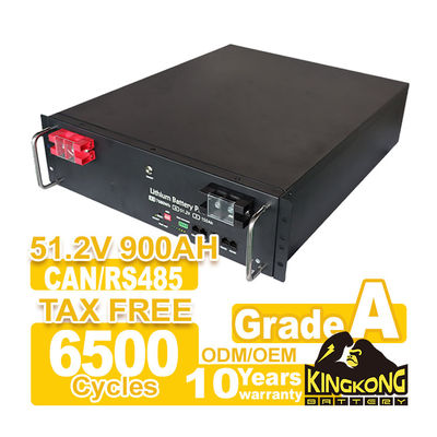 48V 150Ah 6000 Siklus Baterai Lithium Solar Energy Storage Untuk Stasiun Basis Telekomunikasi