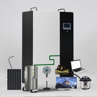 6000 Kali Siklus Kehidupan Power Wall Mount Lithium Baterai 51.2V 10Kwh Untuk Sistem Energi Surya