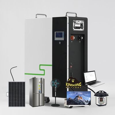 RS232 Komunikasi Port OEM Energi Surya penyimpanan 5kwh 48v 100ah Lifepo4 Baterai Wall Mount