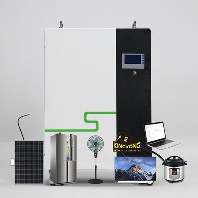 51.2V Baterai Lithium Energi yang dipasang di dinding 48V 340Ah Lipo4 60kW