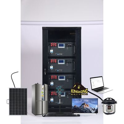 Durasi siklus 48V 51.2V 100Ah Lithium Ion Lifepo4 Baterai Untuk OEM 5kWh 10kWh 15kWh 20kWh