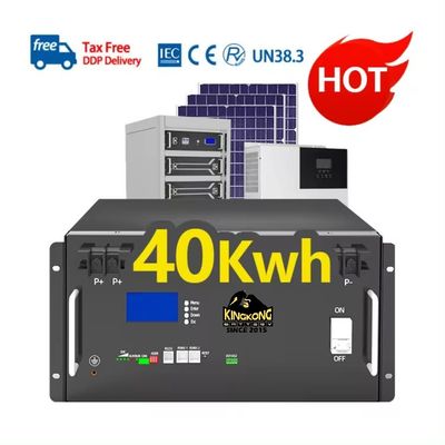 48V 15kw Lithium Lifepo4 Baterai 300Ah LFP 51.2V 15kwh Rak Baterai Untuk Sistem Surya Rumah Tangga