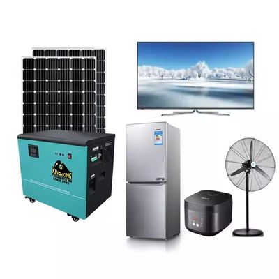 Sistem penyimpanan energi surya rumah 10kw dengan generator 12v dan baterai lithium 48v 200ah