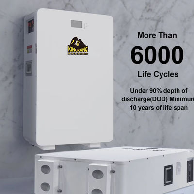 51.2V 48V Sistem penyimpanan energi surya rumah Baterai lithium ion 100Ah 200Ah 5Kwh 10Kwh