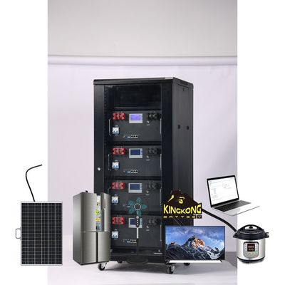 Rack Mounted 51.2V 120Ah 6Kwh 48V LiFePO4 Solar Inverter Sistem Baterai Energi penyimpanan