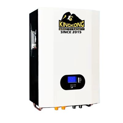 48V 200Ah Daya Energi Baterai Wall Mount 10KWH Untuk Koneksi Hybrid Grid