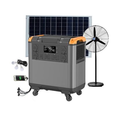 1KW Mini Kit Generator Energi Surya Dengan Layar LCD Digital Untuk Sistem Pencahayaan Rumah