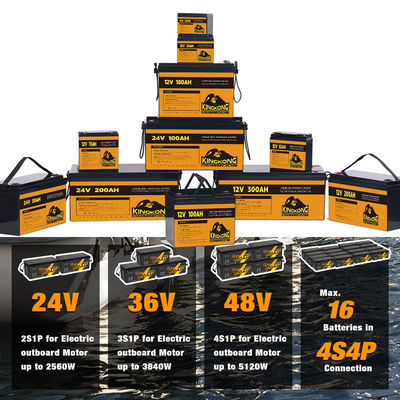 Keluar 12V 24 48V Volt 5 7 9 12 14 18 20 24 28 35 50 100 110 120 150 200 300Ah Amp Jam Hr Deep Cycle Lifepo4 Lithium Ion Baterai