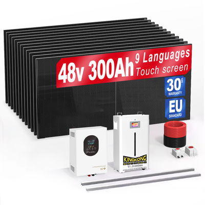 10 12 15Kw Baterai Surya Listrik Rumah Tangga Sistem Penyimpanan Energi Dengan Lifepo4 Baterai Paket Penyimpanan Pembuat Generator